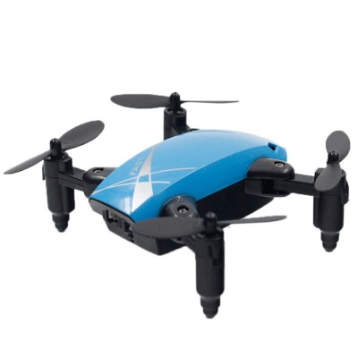 可折叠RC迷你无人机袖珍直升机高清广角多功能遥控四轴飞行器红色